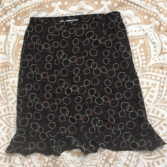 Vintage Silk Talbots Petites Midi Skirt - Picture 2 of 6